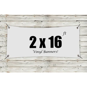 Custom 2' x 16' Vinyl Banners
