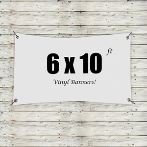 Custom 6' x 10' Vinyl Banners