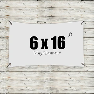 Custom 6' x 16' Vinyl Banners