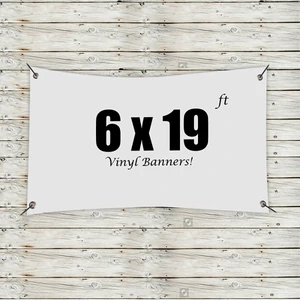 Custom 6' x 19' Vinyl Banners