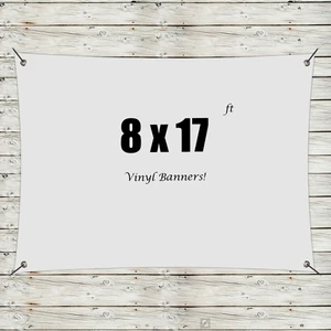 Custom 8' x 17' Vinyl Banners