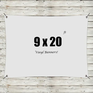 Custom 9' x 20' Vinyl Banners