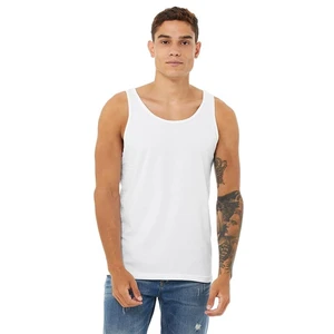 Bella Canvas Unisex Jersey Tank- White - Full Color Imprint