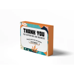 12" X 12" X 3" E-Flute Tuck Box