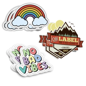 Custom Die Cut Stickers - 5x5