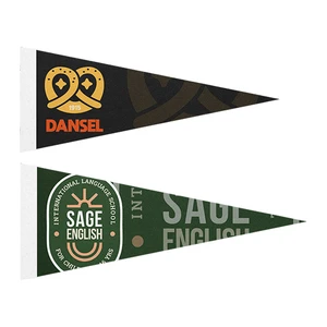9" x 24" Full Color Felt Pennant