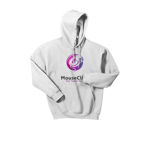 Gildan 185 - White Hoodie- Full-Color Imprint