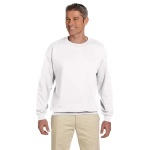 Gildan 180 - White Sweatshirt- Full-Color Imprint