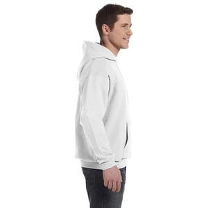 Hanes P170 - White Hoodie- Full-Color Imprint view 1