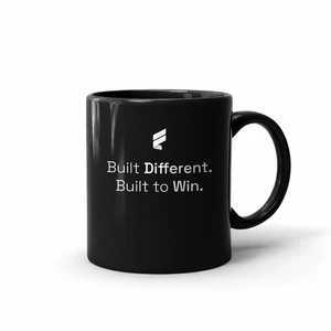 15 oz Full Color Black Ceramic Mug
