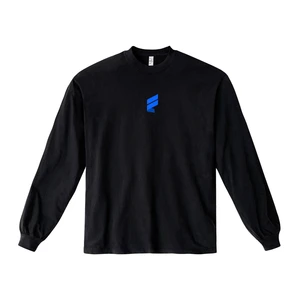 6.5oz Long Sleeve Garment Dye Crew Neck T-shirt