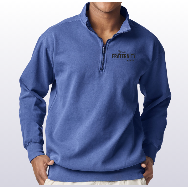 COMFORT COLORS Ring Spun 1/4-Zip Sweatshirt. 1580