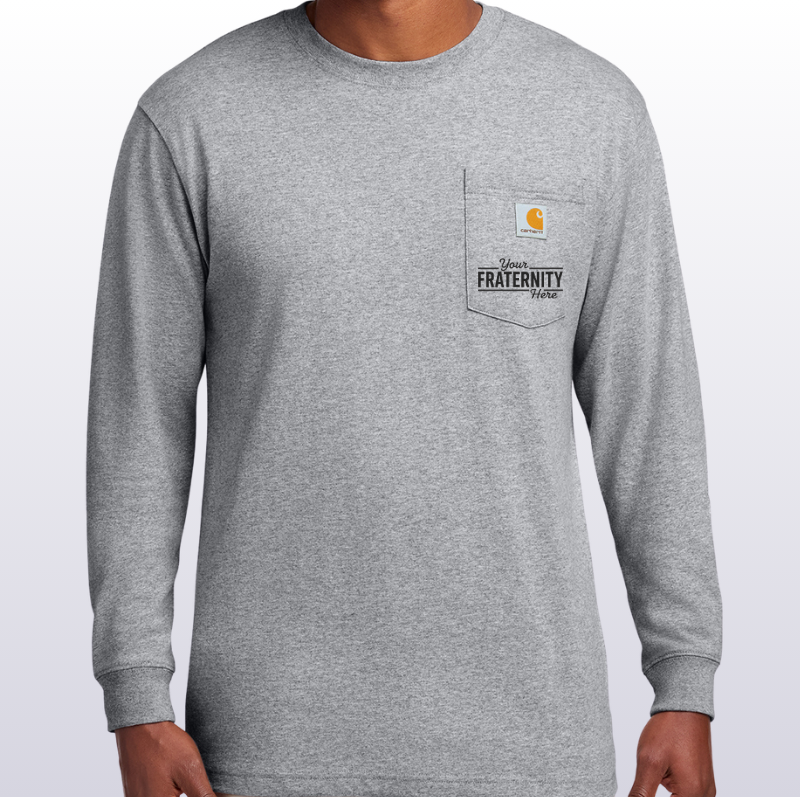 Carhartt Workwear Pocket Long Sleeve T-Shirt. CTK126
