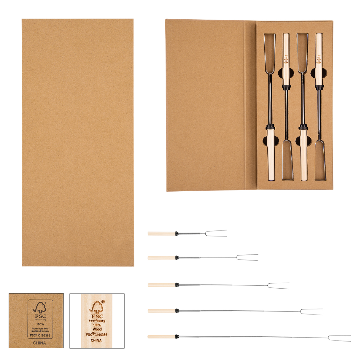 Hot Dogs & S'Mores Skewer Set