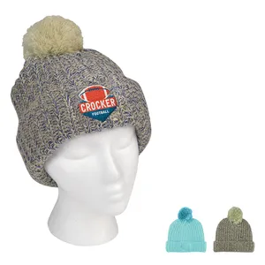 Grace Pom Beanie With Cuff