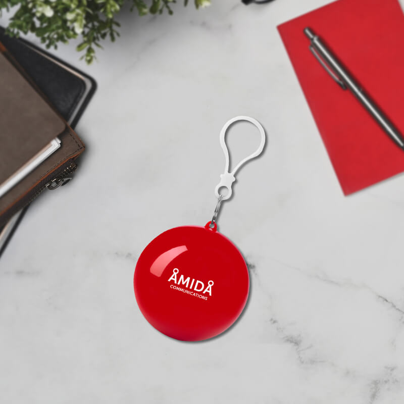 Poncho Ball Key Chain