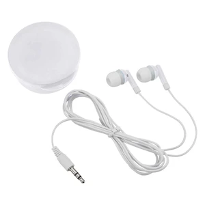 Earbuds In Round Plastic Case view 6