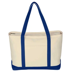 Large Starboard Cotton Canvas Tote Bag view 10