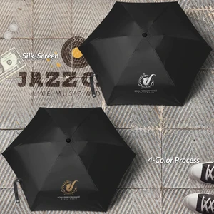 44" Arc Automatic Open Telescopic Folding Umbrella