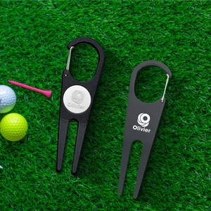 Aluminum Divot Tool With Ball Marker