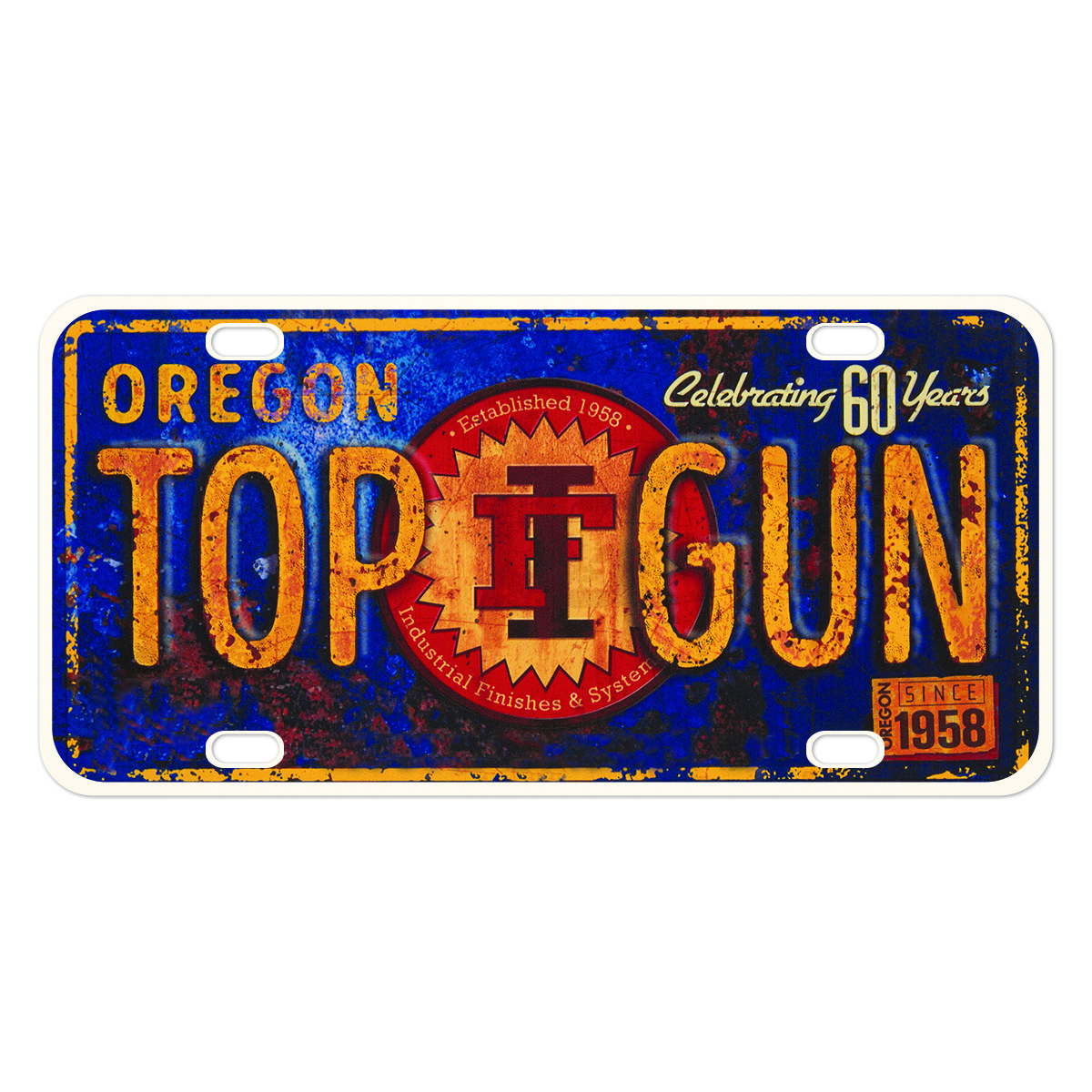 Aluminum Custom License Plate