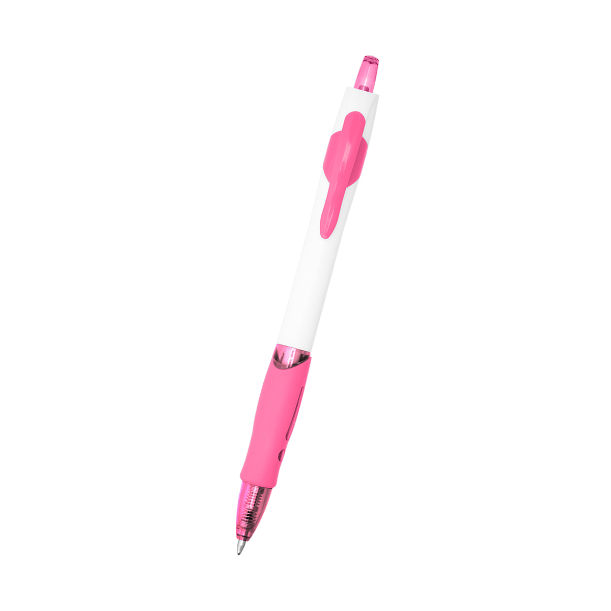WHITE WITH PINK