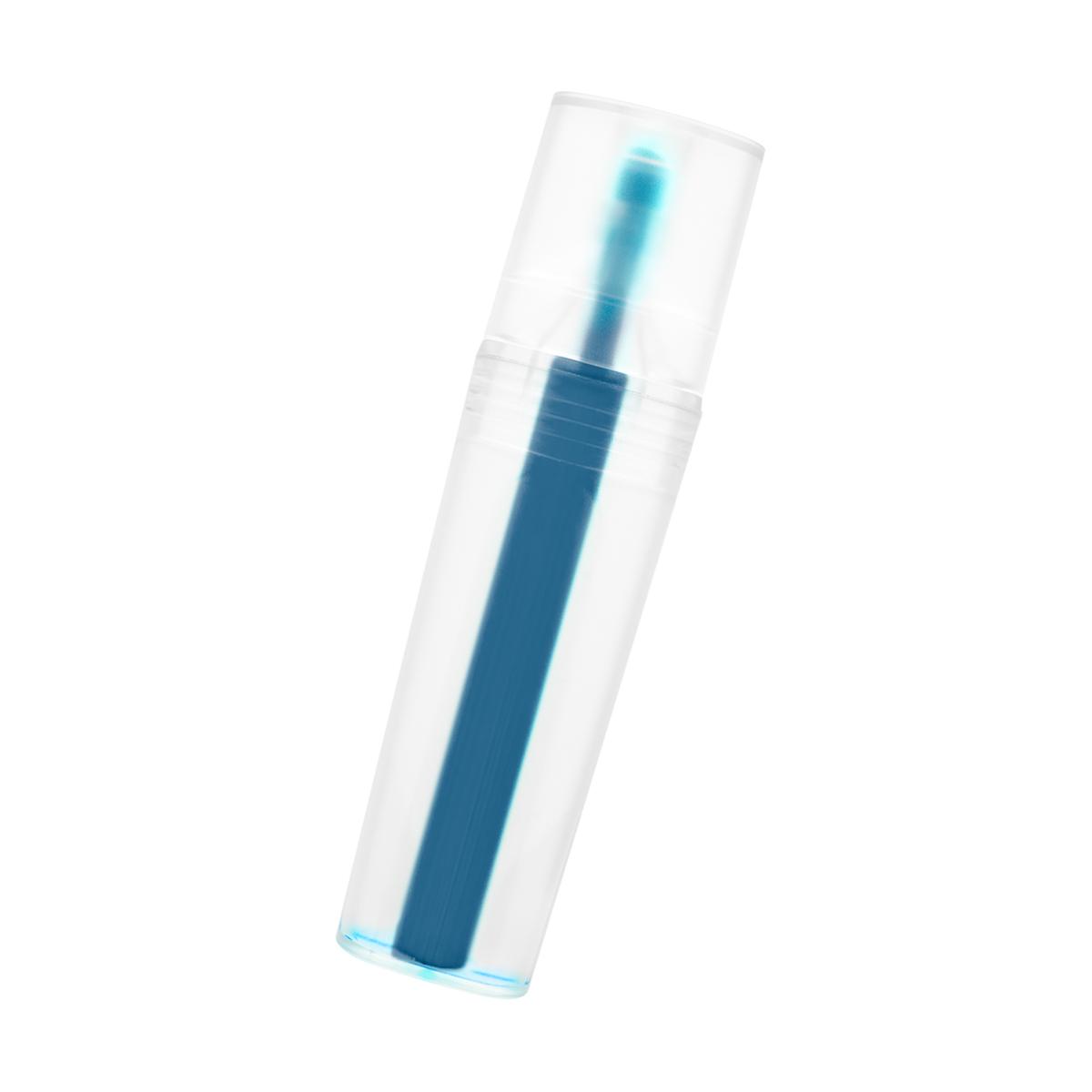 CLEAR WITH BLUE