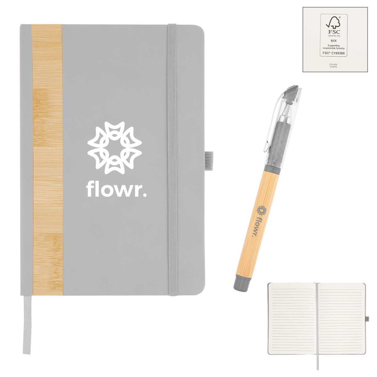 Verse Bamboo Journal With Pen