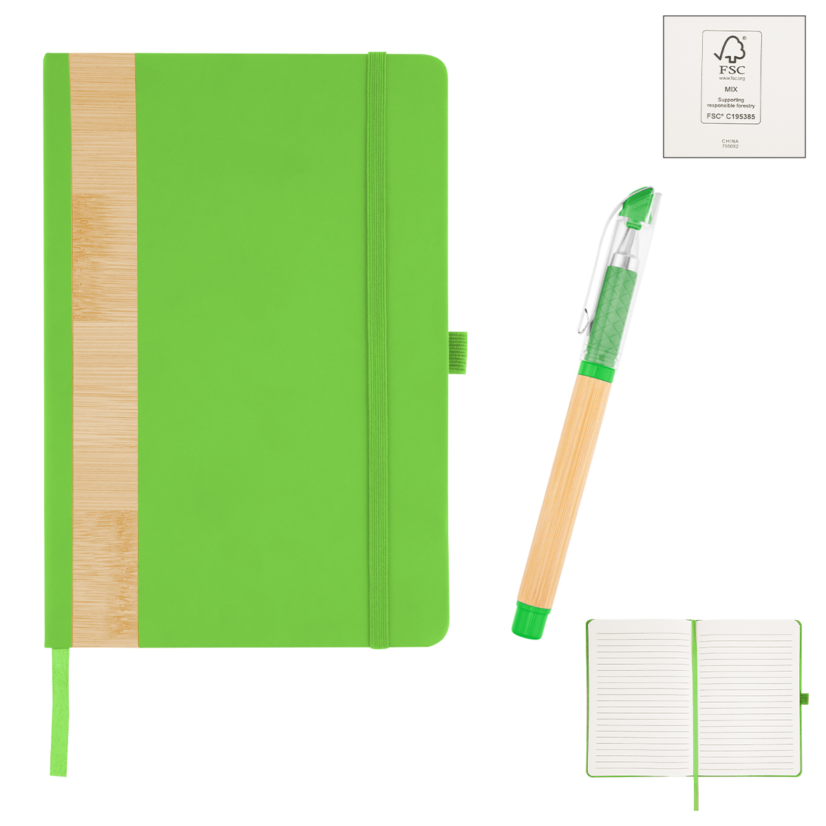 Verse Bamboo Journal With Pen