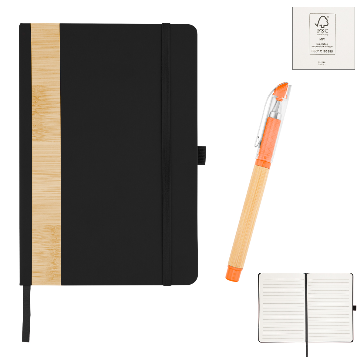 Verse Bamboo Journal With Pen