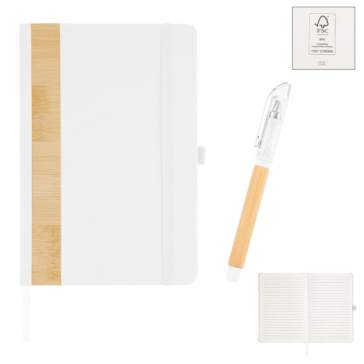 Verse Bamboo Journal With Pen