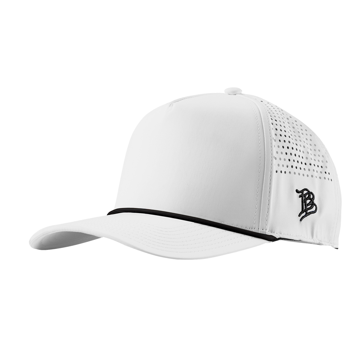 WHITE WITH BLACK