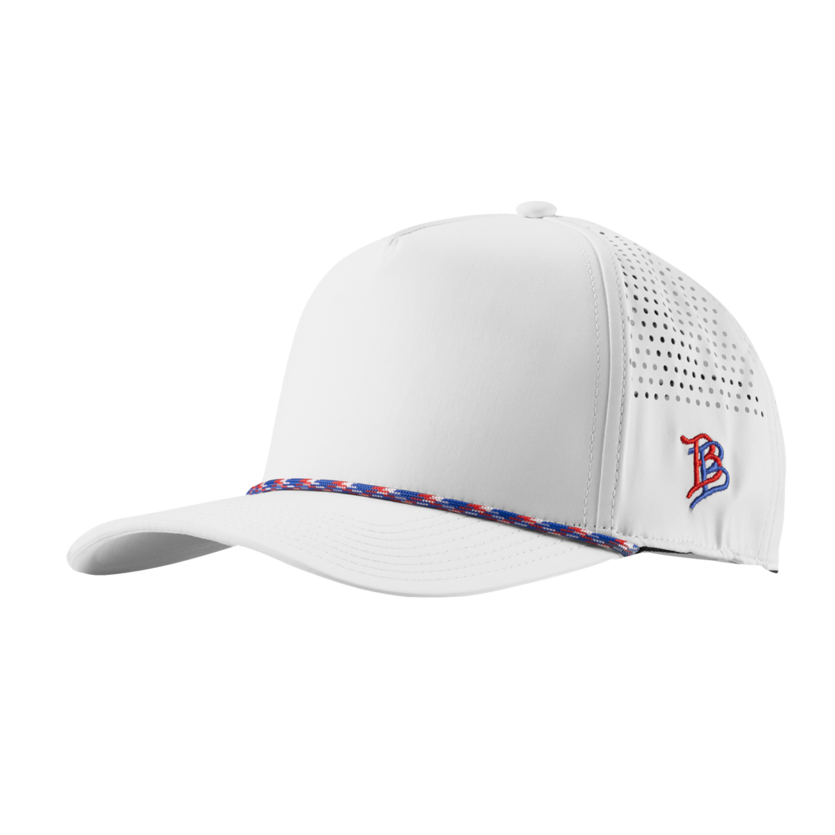 WHITE WITH RED/WHITE/BLUE