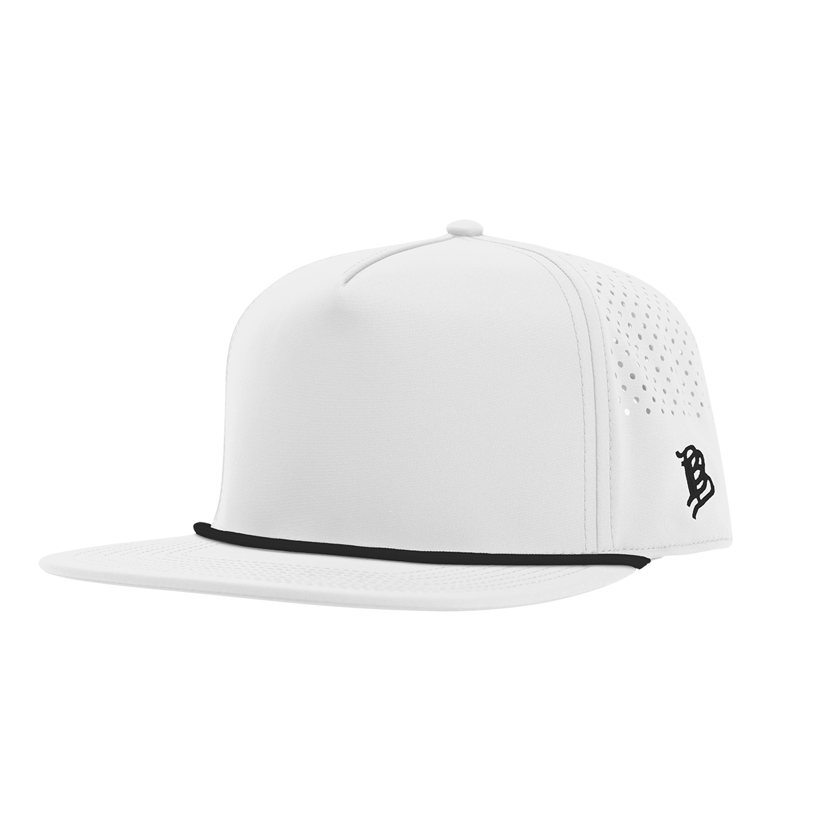 WHITE WITH BLACK