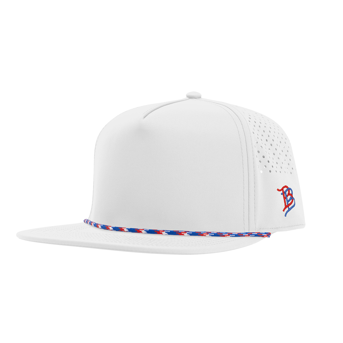 WHITE WITH RED/WHITE/BLUE