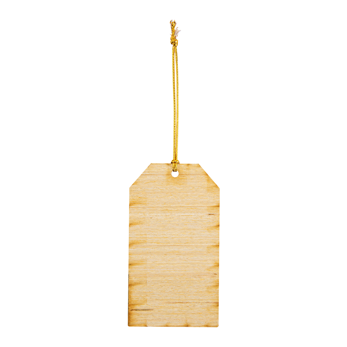 Wood Ornament Gift Tag