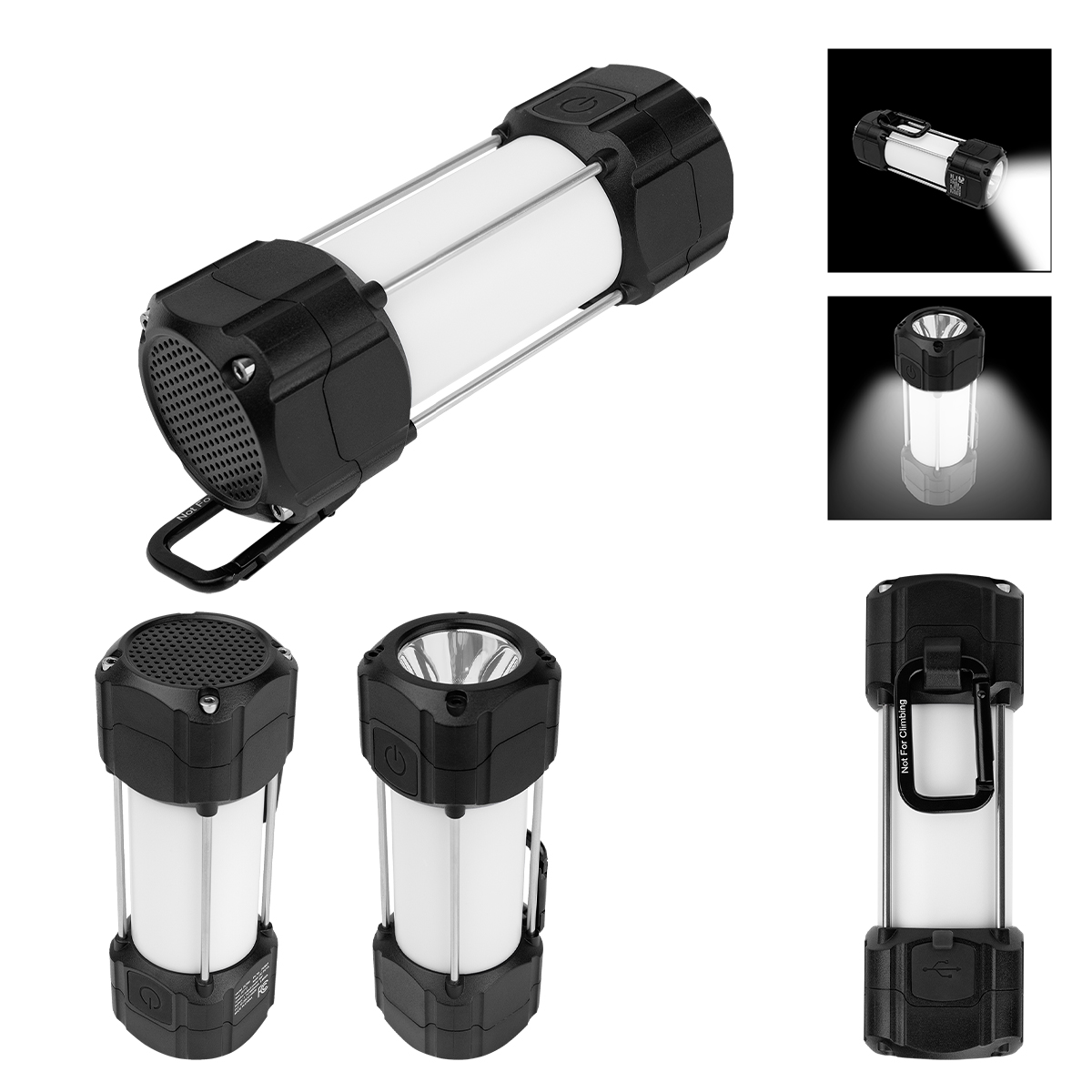 Canyon COB Lantern with Speaker