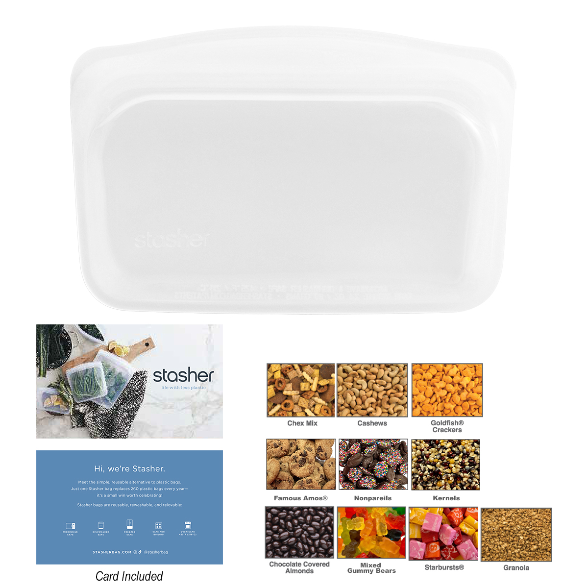 Stasher Snack Kit
