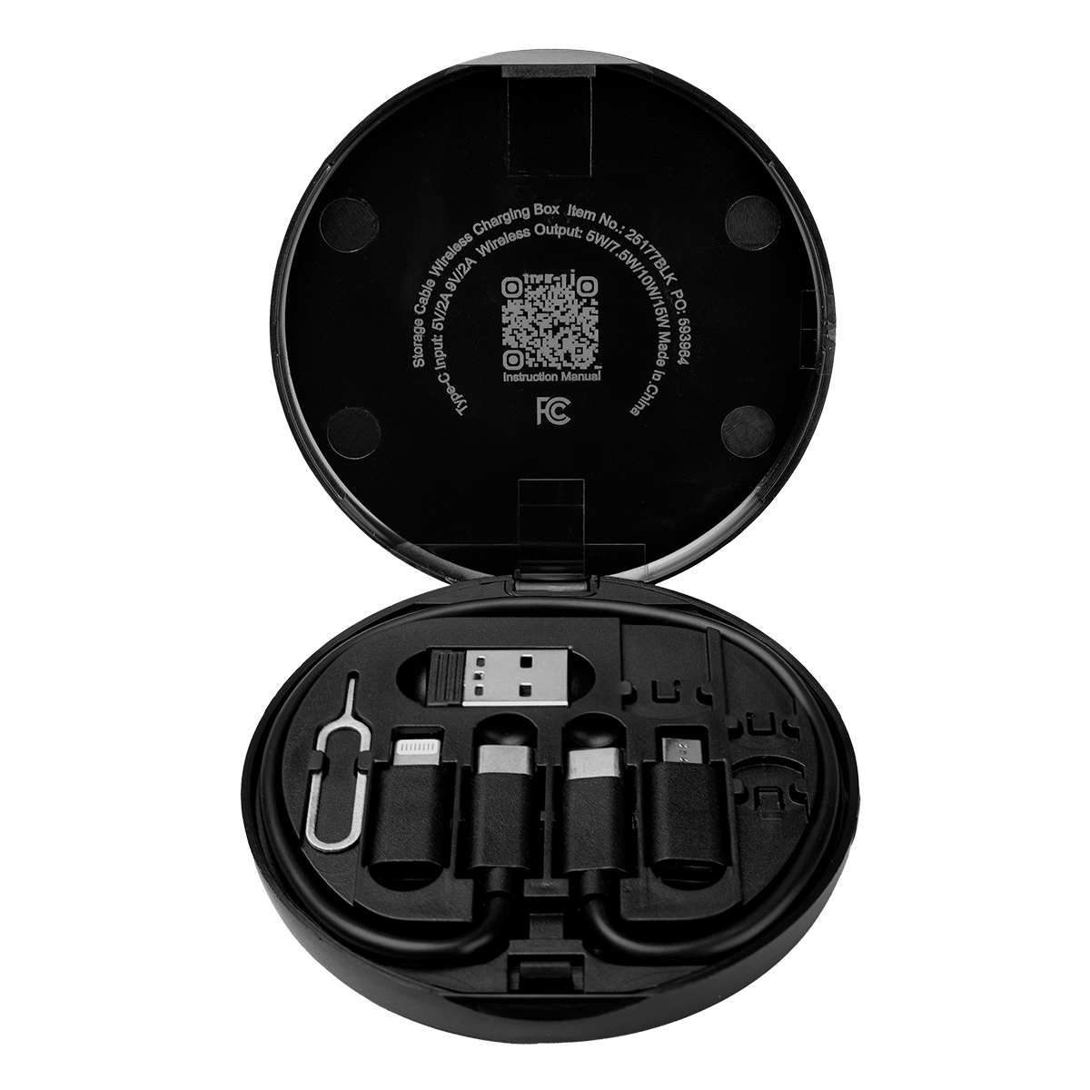 Charging Cord & Adapter Set In Wireless Charging Case