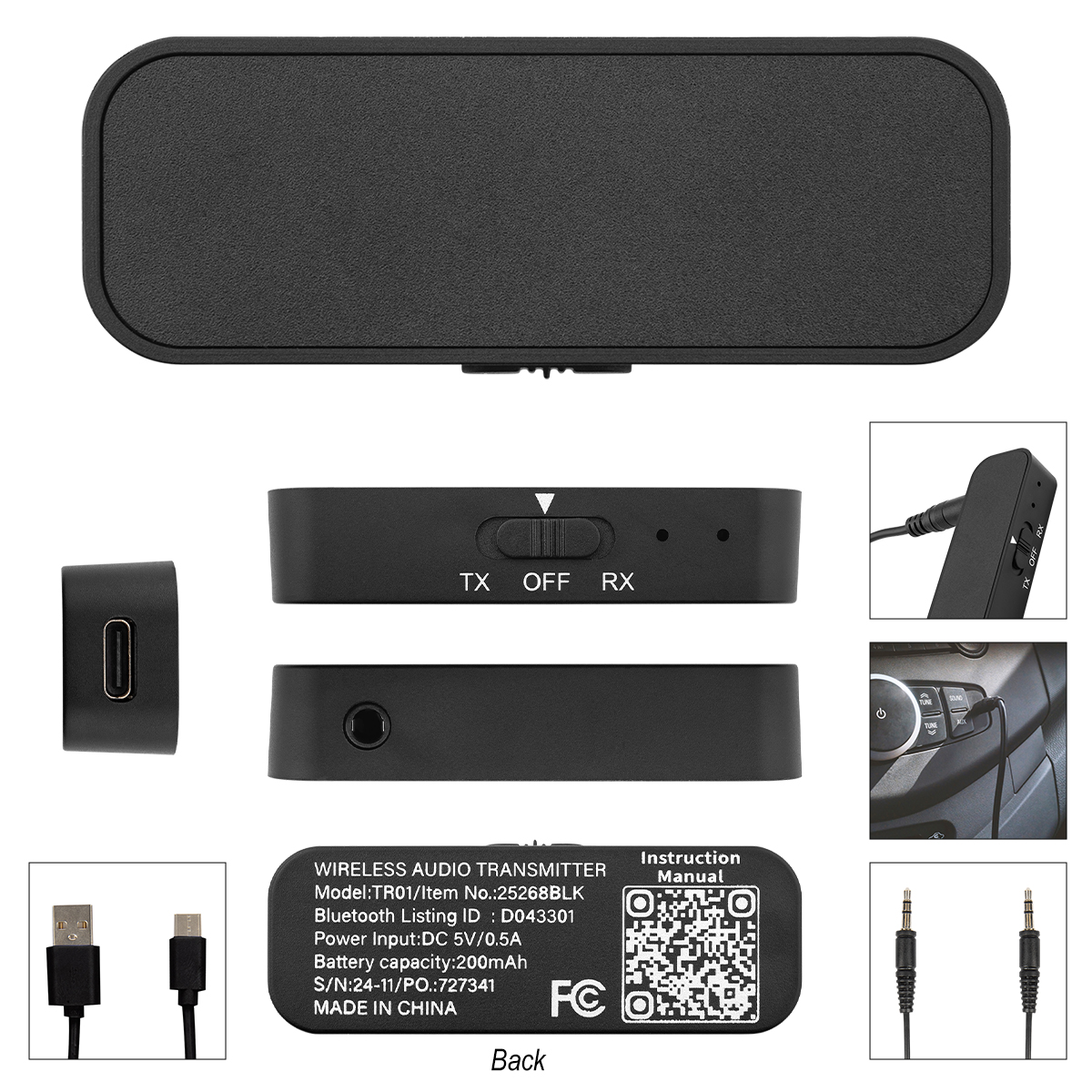 Wireless Audio Transmitter & Receiver