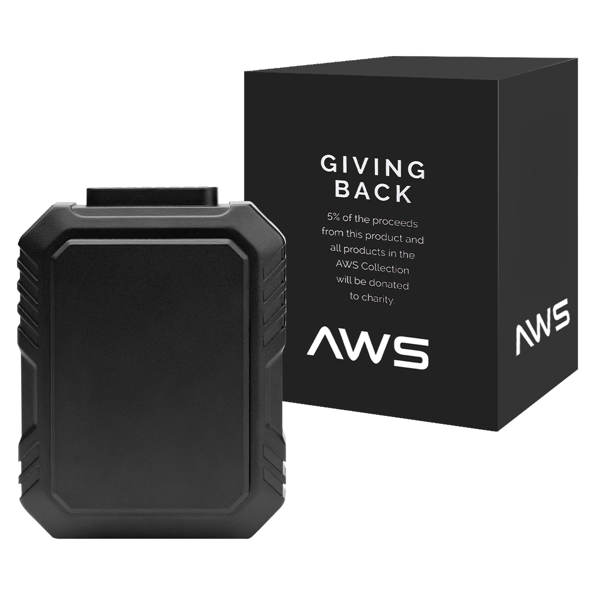 AWS 5,000 mAh Power Bank and Fan With Clip