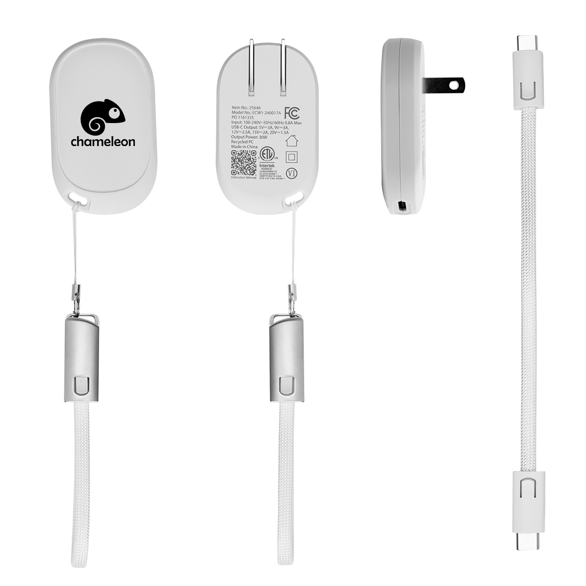 30W Portable Wall Charger
