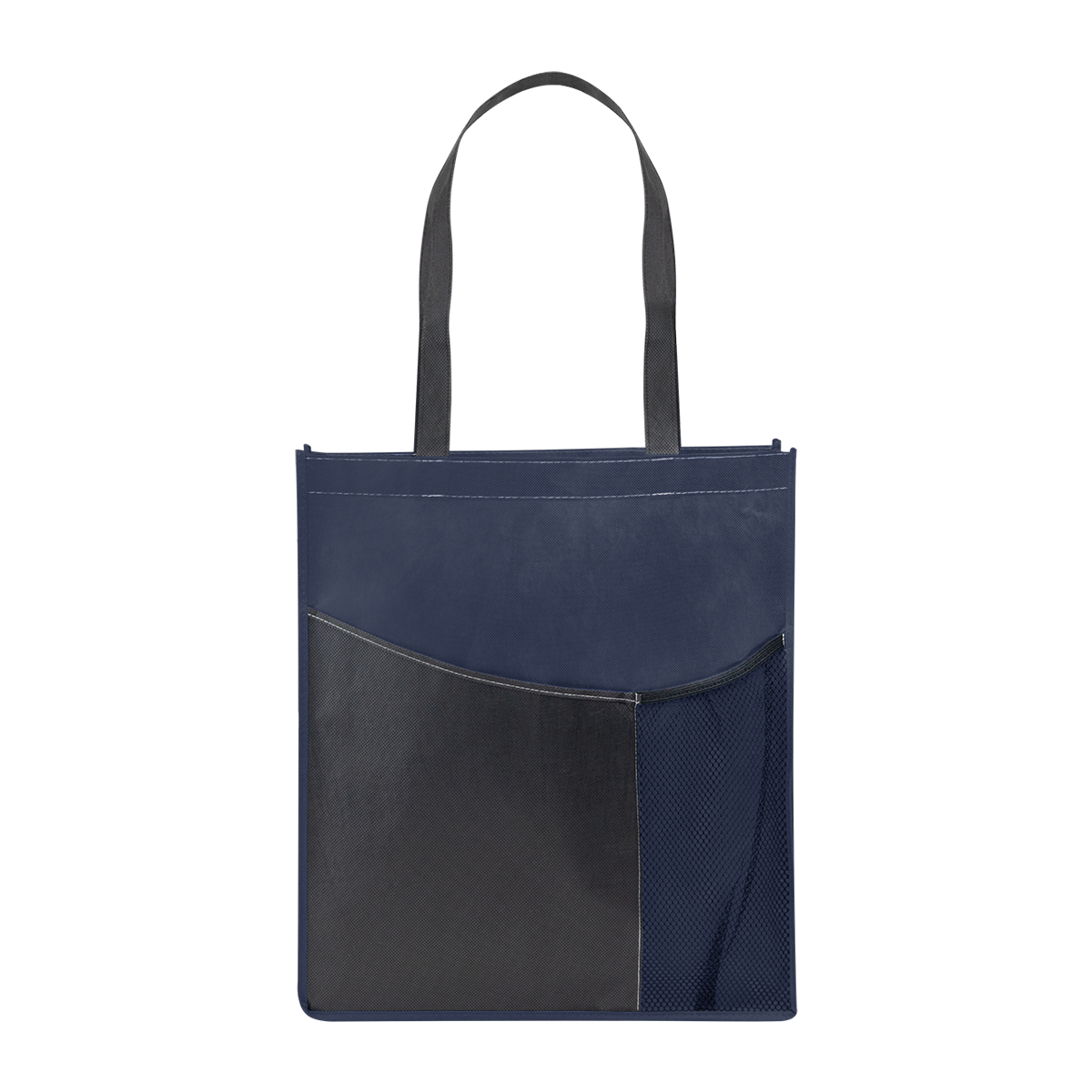 NAVY WITH BLACK