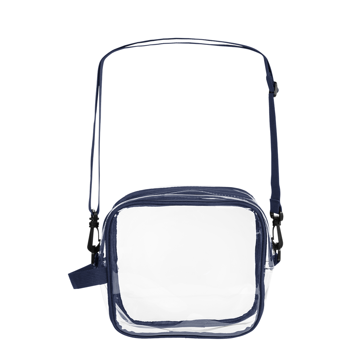 CLEAR WITH NAVY