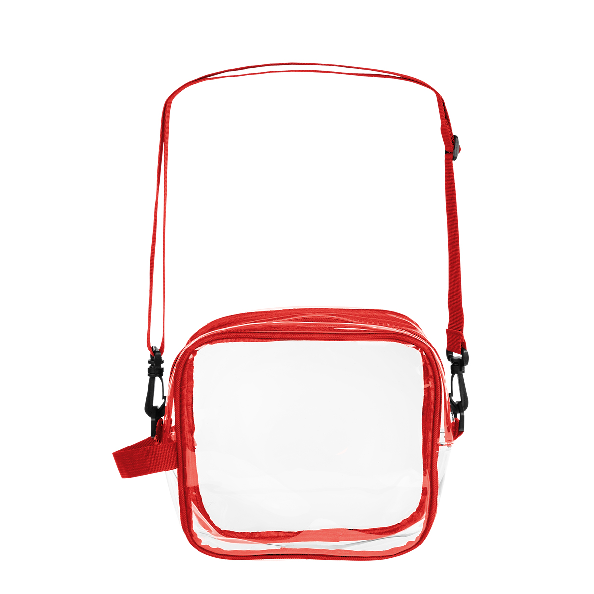 CLEAR WITH RED