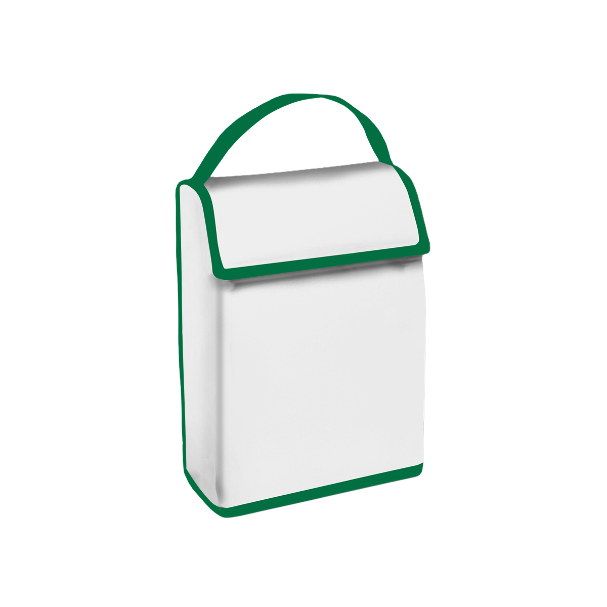 WHITE WITH GREEN