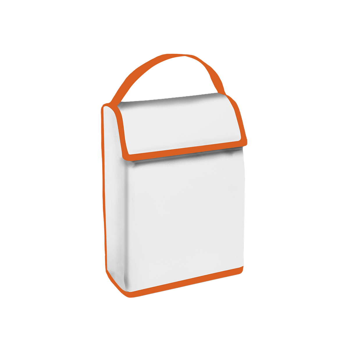 WHITE WITH ORANGE