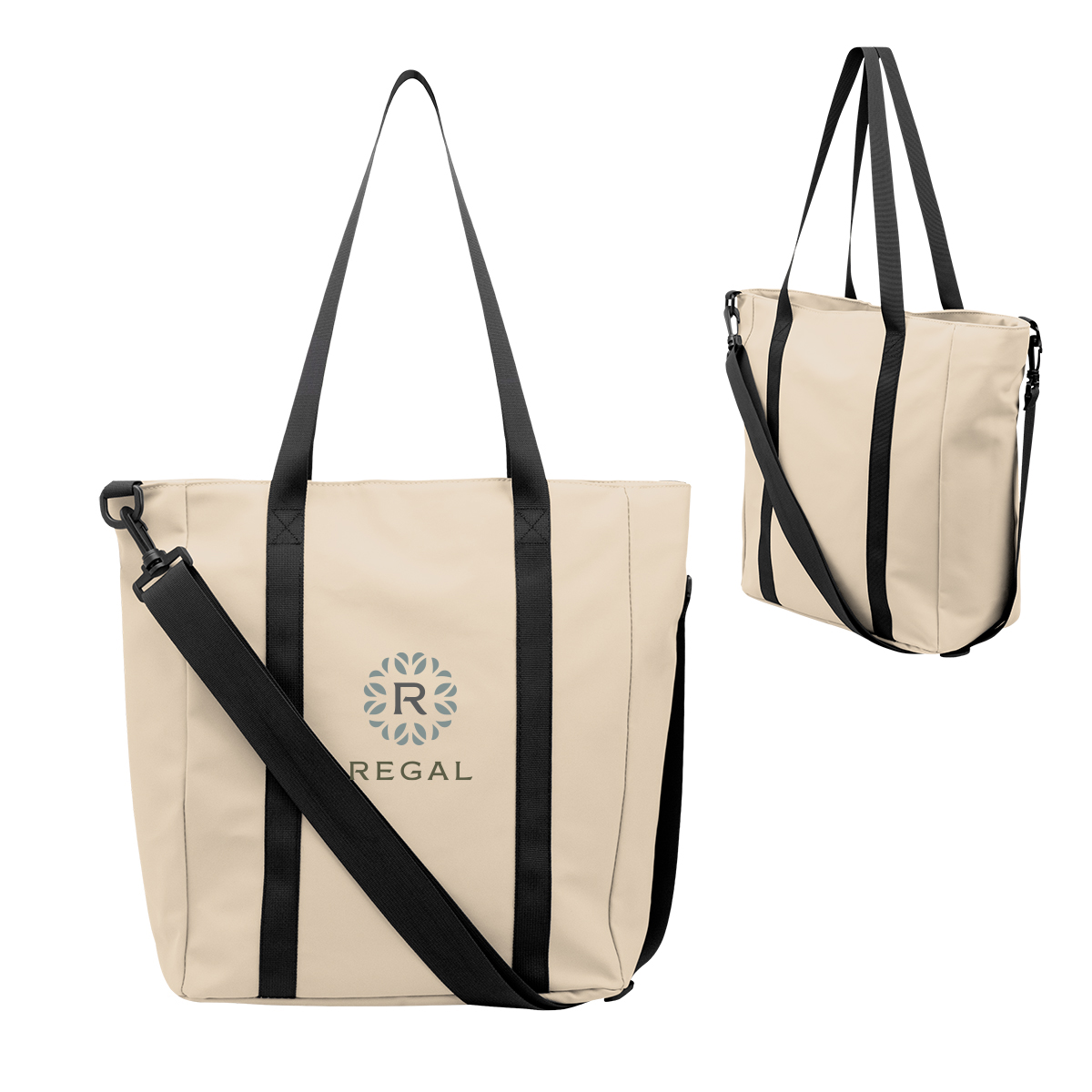 Hudson rPET Leatherette Computer Tote Bag