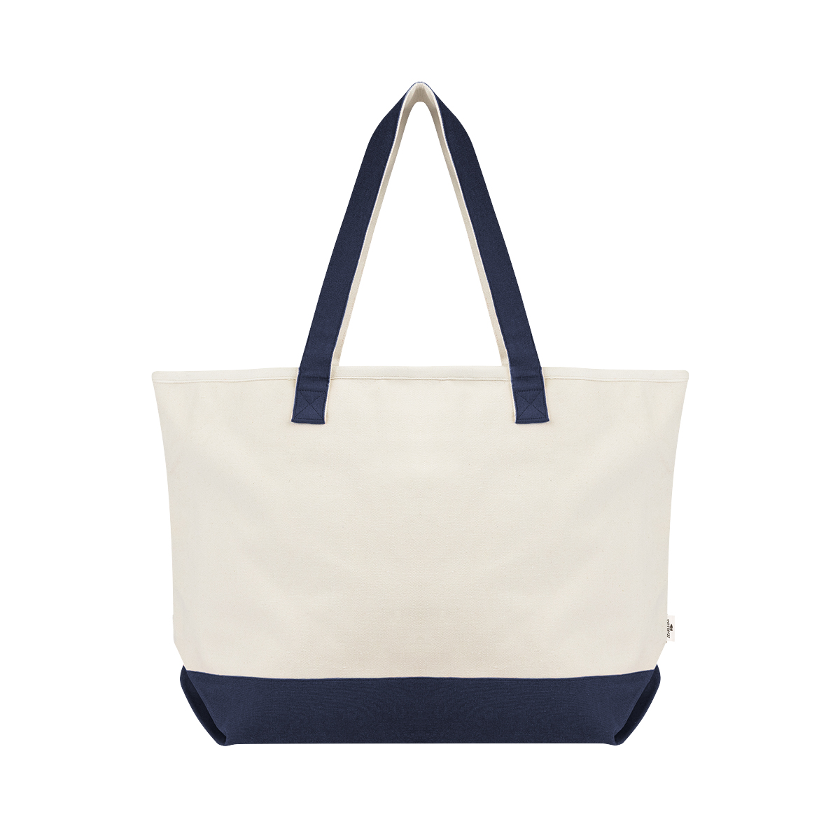 NATURAL WITH NAVY