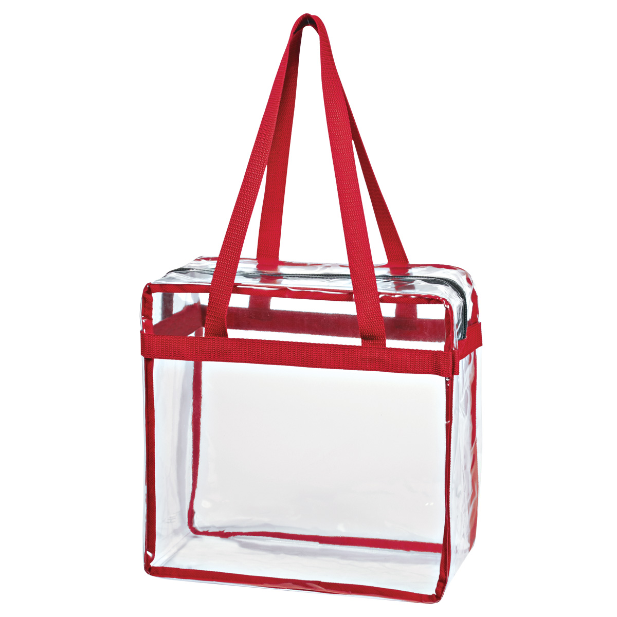 CLEAR WITH RED